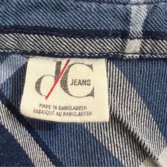 Penningtons DC Jeans Blue Flannel Size X - Picture 11 of 13